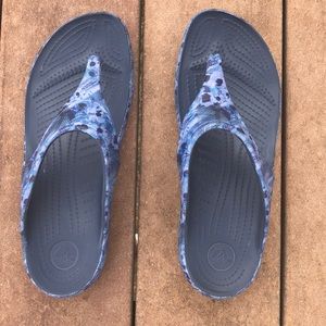 Croc flip flops